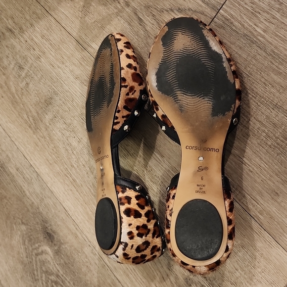 Corso Como D'Orsay Leapored studded flats size 7 - Picture 5 of 5